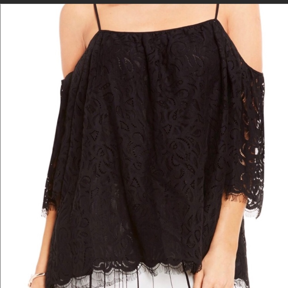 Vince Camuto Off Shoulder Lace Top